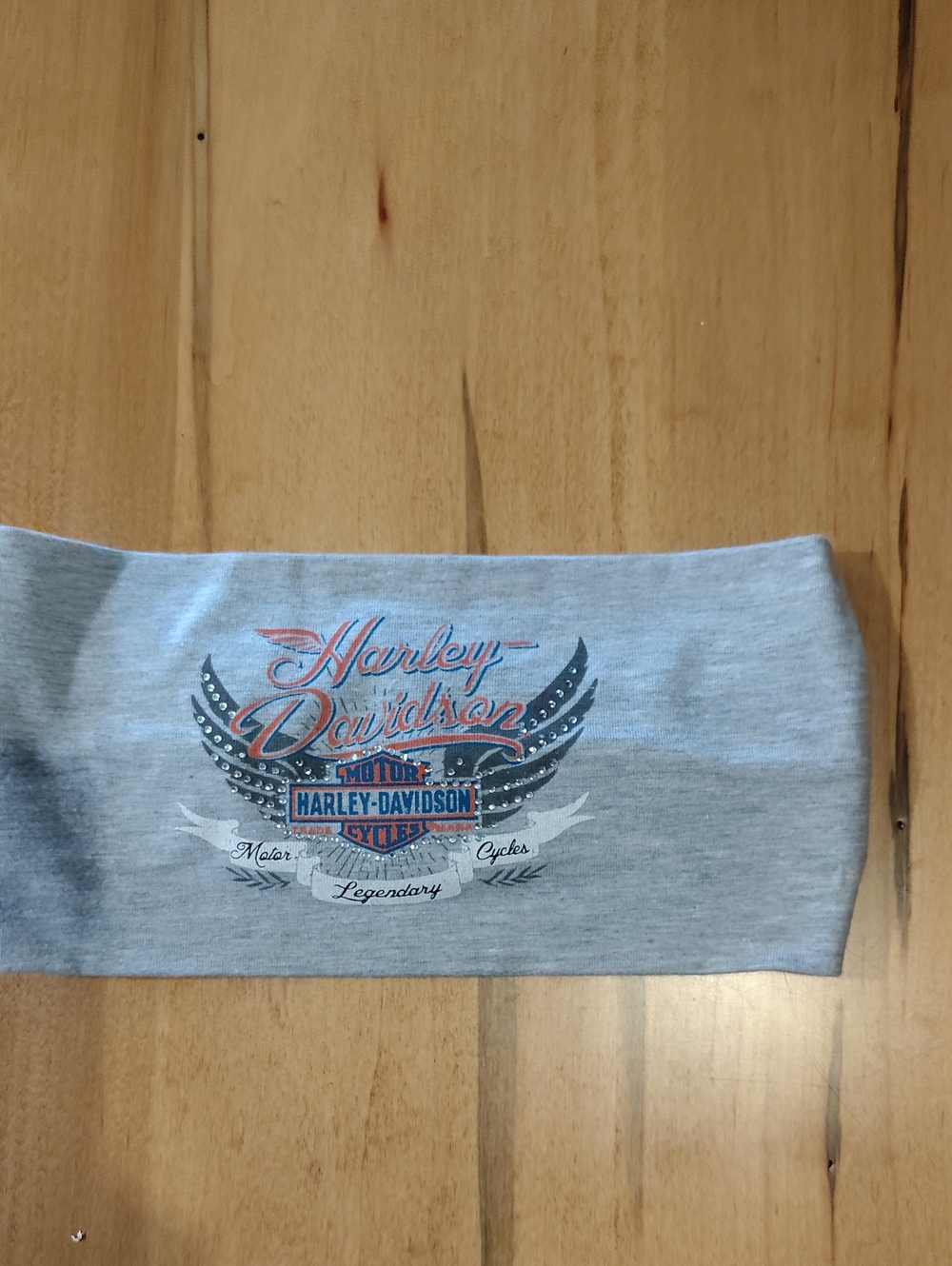 Harley-Davidson Light Gray Women's Studded Head/Hair Band